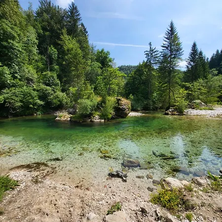 Radovna Riverside Apartment, A Peaceful By The River Near Bled * Zgornje Gorje